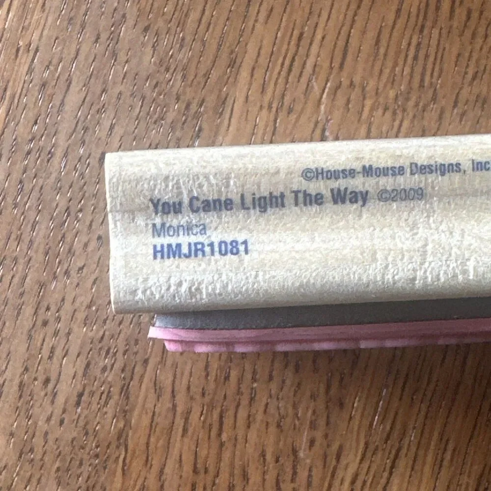 Stampabilities House Mouse You Cane Light The Way HMJR1081 Christmas Candy